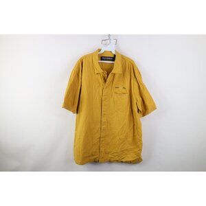 Vintage 90s Pelle Pelle Mens XL Sample Spell Out Baggy Collared Button Shirt